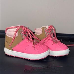 OshKosh B'gosh Pink and Tan Kids Boots